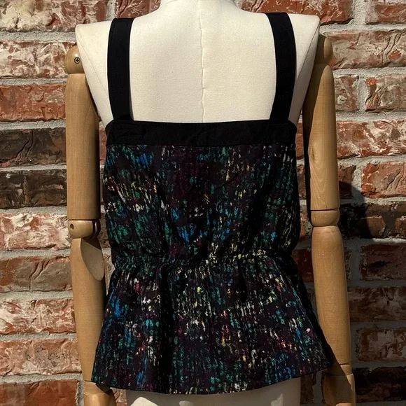 Derek Lam for DesignNation printed tank top with black trim / S / Excellent cond - Picture 8 of 17